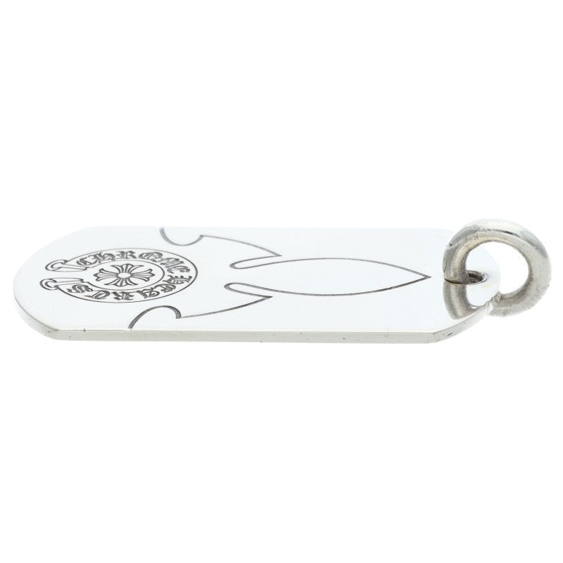 Chrome Hearts Large Dog Tag Pendant 925 Silver Size ONE SIZE