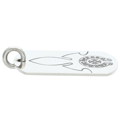 Chrome Hearts Large Dog Tag Pendant 925 Silver Size ONE SIZE