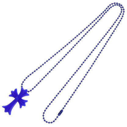 Chrome Hearts Necklace Blue (Silver 8.48g)