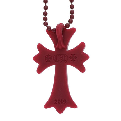 Chrome Hearts Necklace Red (Silver 8.66g)
