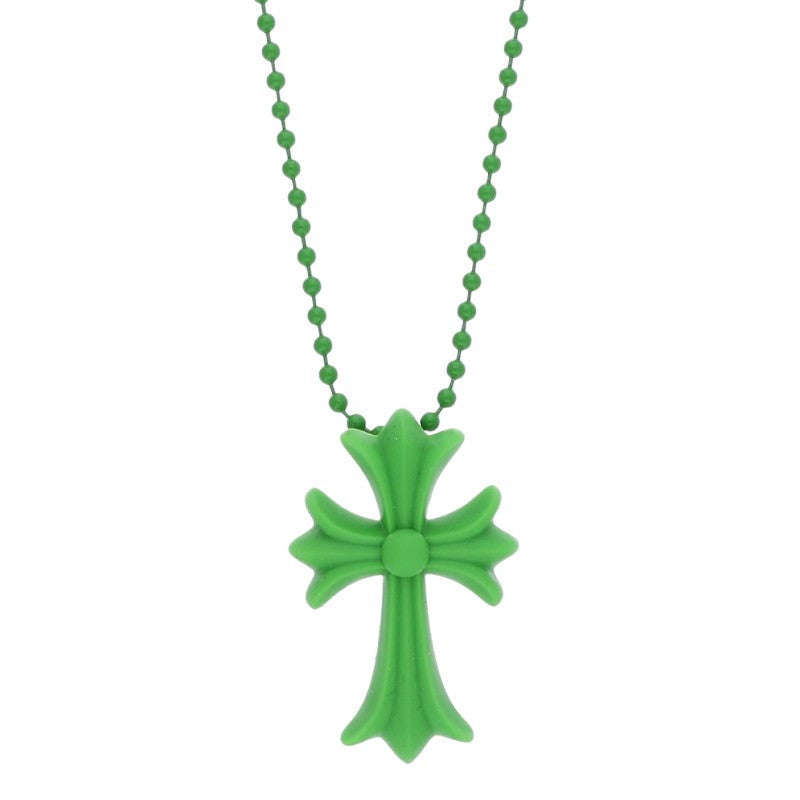 Chrome Hearts Necklace Green (Silver 8.35g)