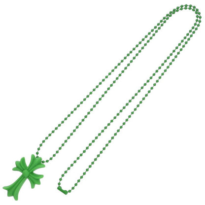 Chrome Hearts Necklace Green (Silver 8.35g)