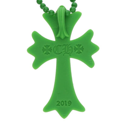 Chrome Hearts Necklace Green (Silver 8.35g)