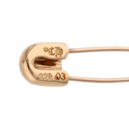 Chrome Hearts 22K Small Safety Pin 1 Emerald Size ONE Multi