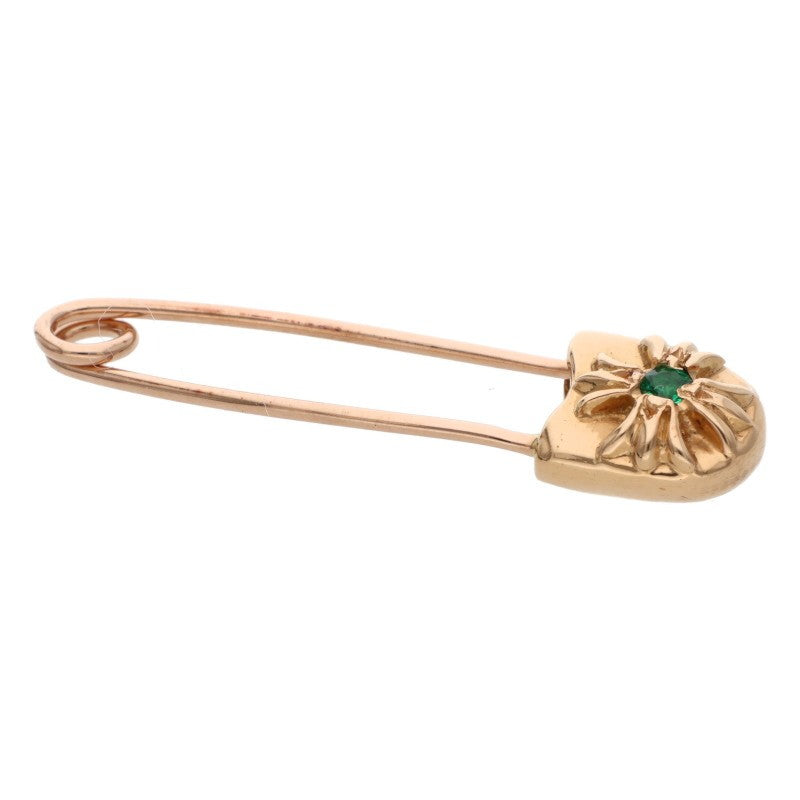 Chrome Hearts 22K Small Safety Pin 1 Emerald Size ONE Multi