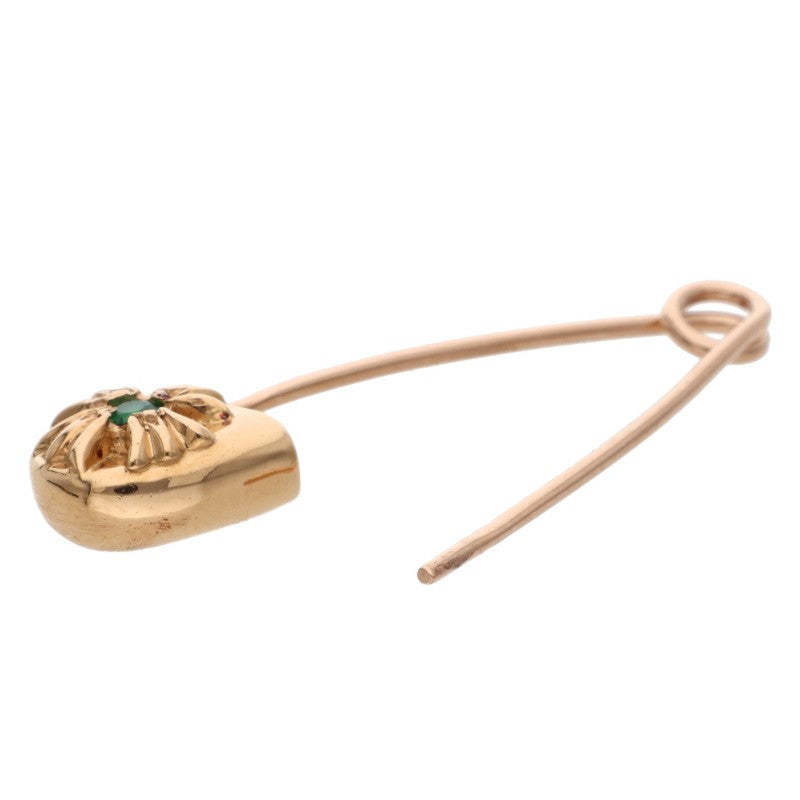 Chrome Hearts 22K Small Safety Pin 1 Emerald Size ONE Multi