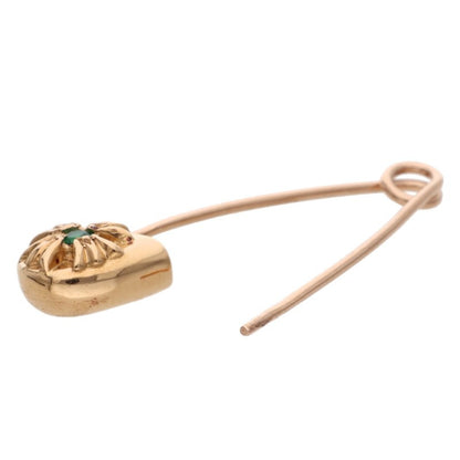 Chrome Hearts 22K Small Safety Pin 1 Emerald Size ONE Multi