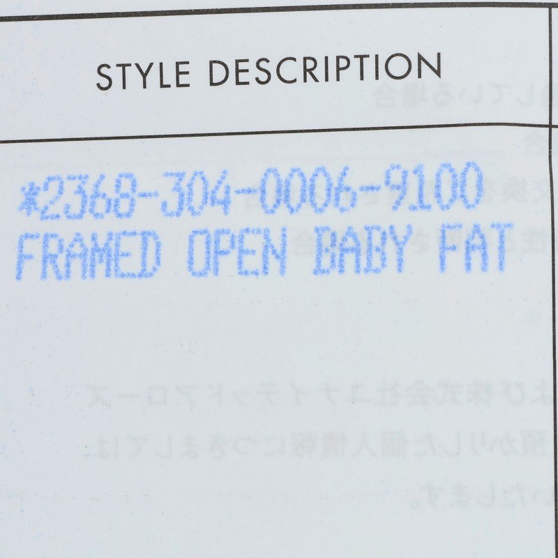 Chrome Hearts 22K Framed Open Baby Fat Charm Size ONE SIZE