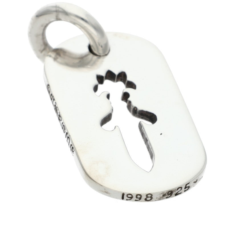 Chrome Hearts D TAG SML CO DAG Silver Dog Tag Size ONE SIZE