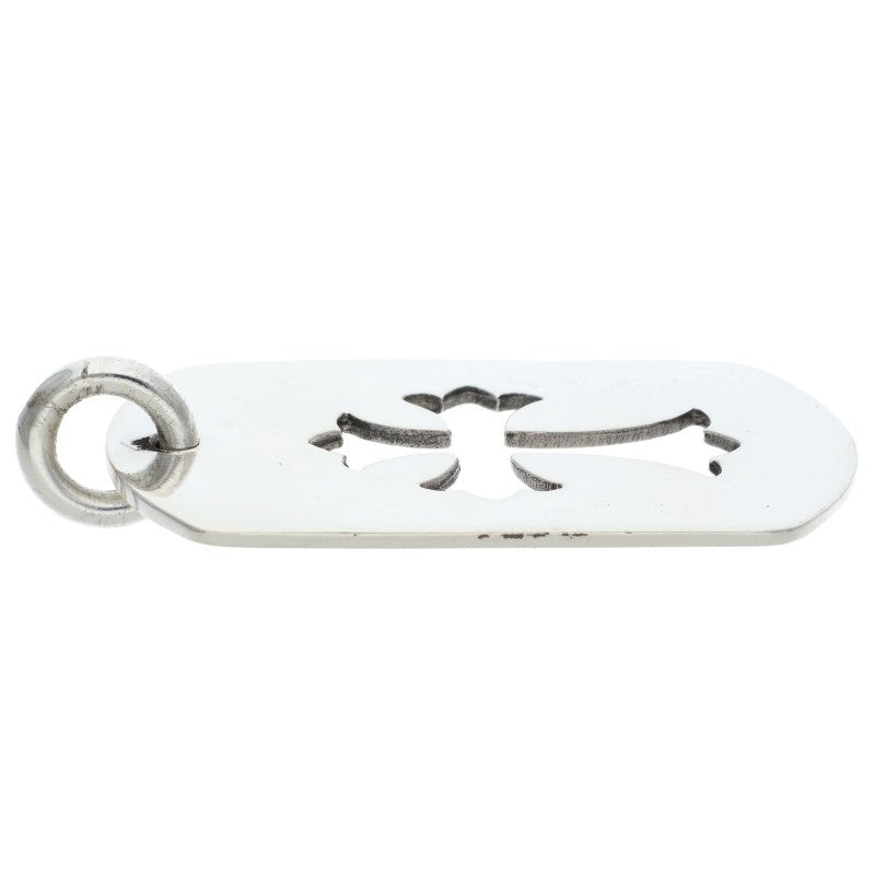 Chrome Hearts D TAG LRG CO CRS Silver Dog Tag Size ONE SIZE