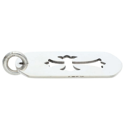 Chrome Hearts D TAG LRG CO CRS Silver Dog Tag Size ONE SIZE