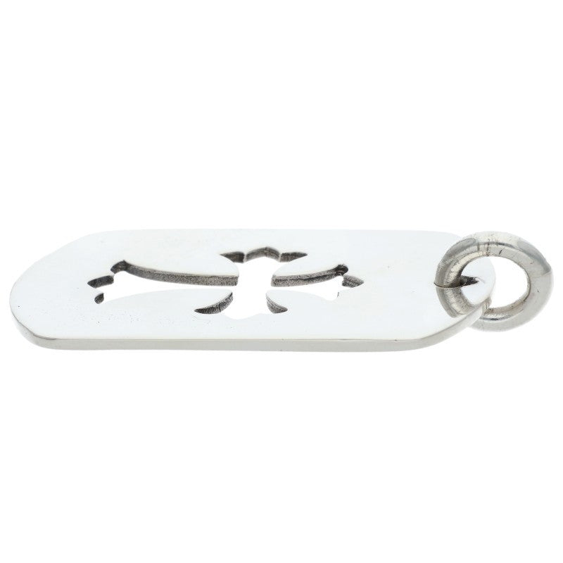 Chrome Hearts D TAG LRG CO CRS Silver Dog Tag Size ONE SIZE