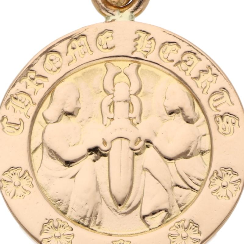 Chrome Hearts 22K Angel Medal V2 Gold Charm Size ONE SIZE