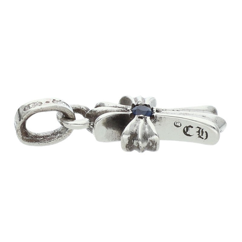Chrome Hearts Baby Fat Cross 1 Sapphire Silver Size ONE SIZE