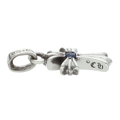 Chrome Hearts Baby Fat Cross 1 Sapphire Silver Size ONE SIZE