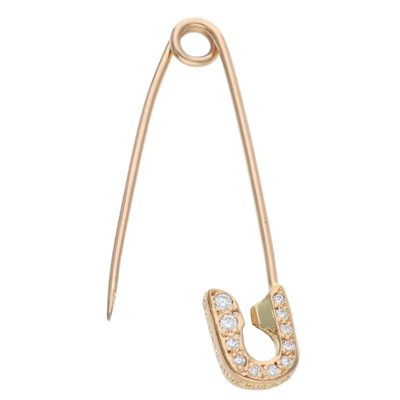 Chrome Hearts 22K Small Safety Pin Pave Size ONE SIZE