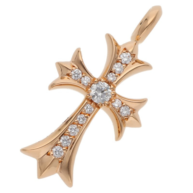 Chrome Hearts 22K Tiny Fat Cross Pave Diamond Size ONE SIZE