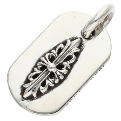 Chrome Hearts Raised Dog Tag Pendant 925 Size ONE SIZE