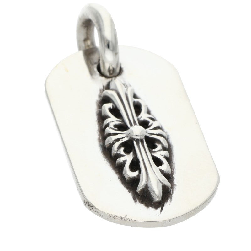 Chrome Hearts Raised Dog Tag Pendant 925 Size ONE SIZE