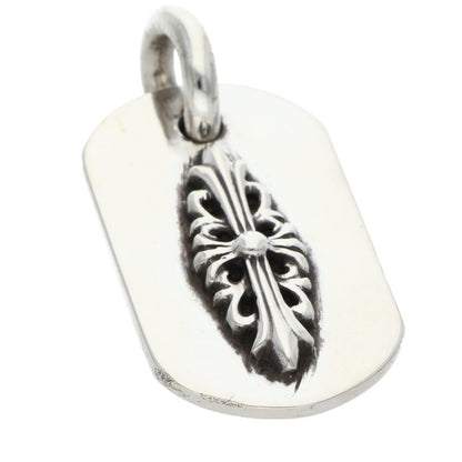 Chrome Hearts Raised Dog Tag Pendant 925 Size ONE SIZE