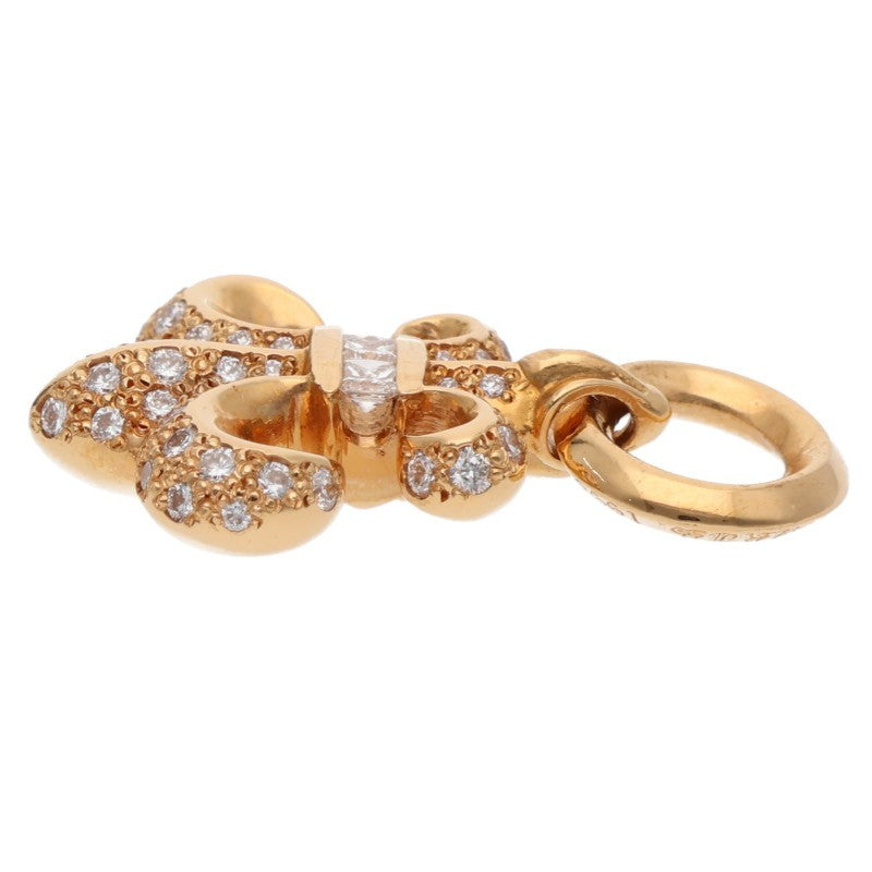 Chrome Hearts 22K BS Fleur Pave Diamond Charm Size ONE SIZE