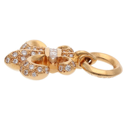 Chrome Hearts 22K BS Fleur Pave Diamond Charm Size ONE SIZE