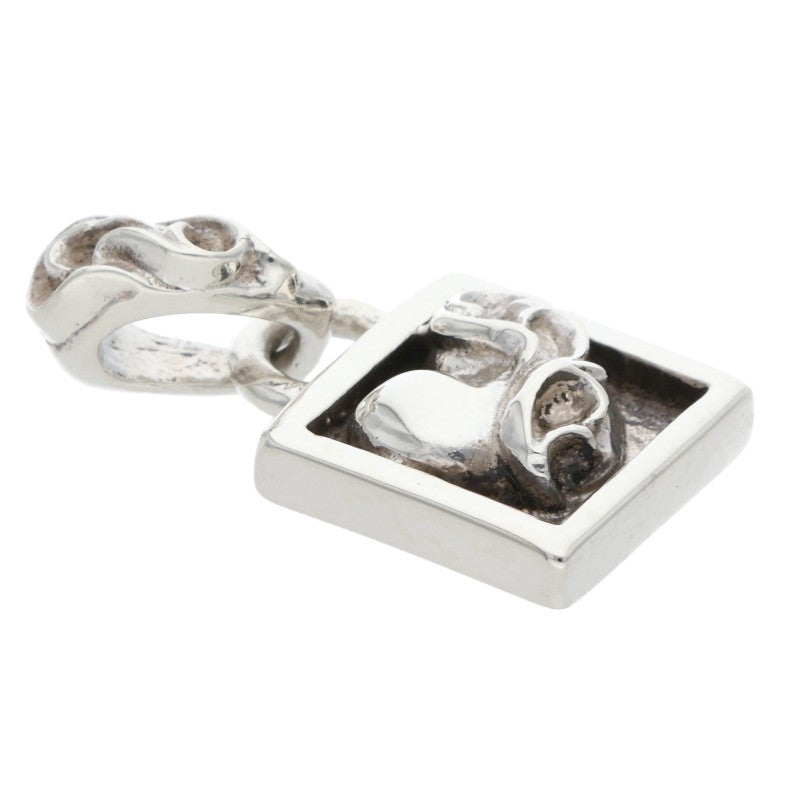 Chrome Hearts Framed Heart Charm 925 Silver Size ONE SIZE