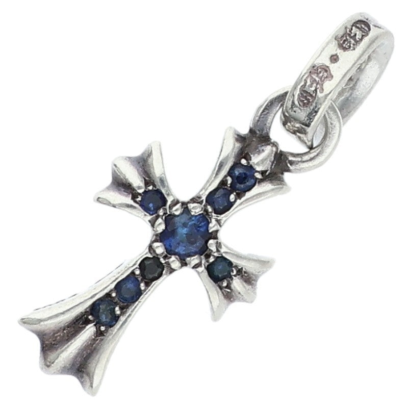 Chrome Hearts Baby Fat Pave Sapphire Charm 925 Size ONE SIZE
