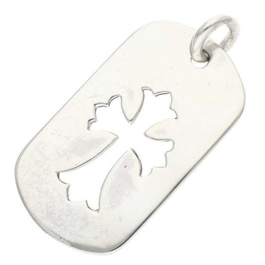 Chrome Hearts Cutout Cross Large Dog Tag Size ONE Silver