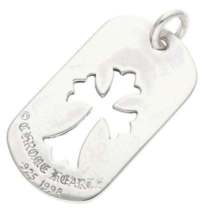 Chrome Hearts Cutout Cross Large Dog Tag Size ONE Silver