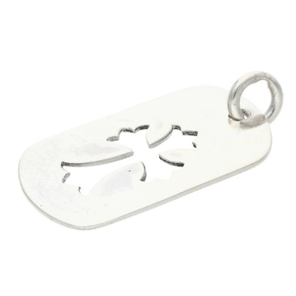 Chrome Hearts Cutout Cross Large Dog Tag Size ONE Silver