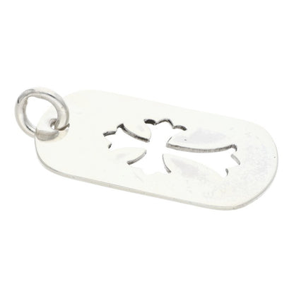 Chrome Hearts Cutout Cross Large Dog Tag Size ONE Silver