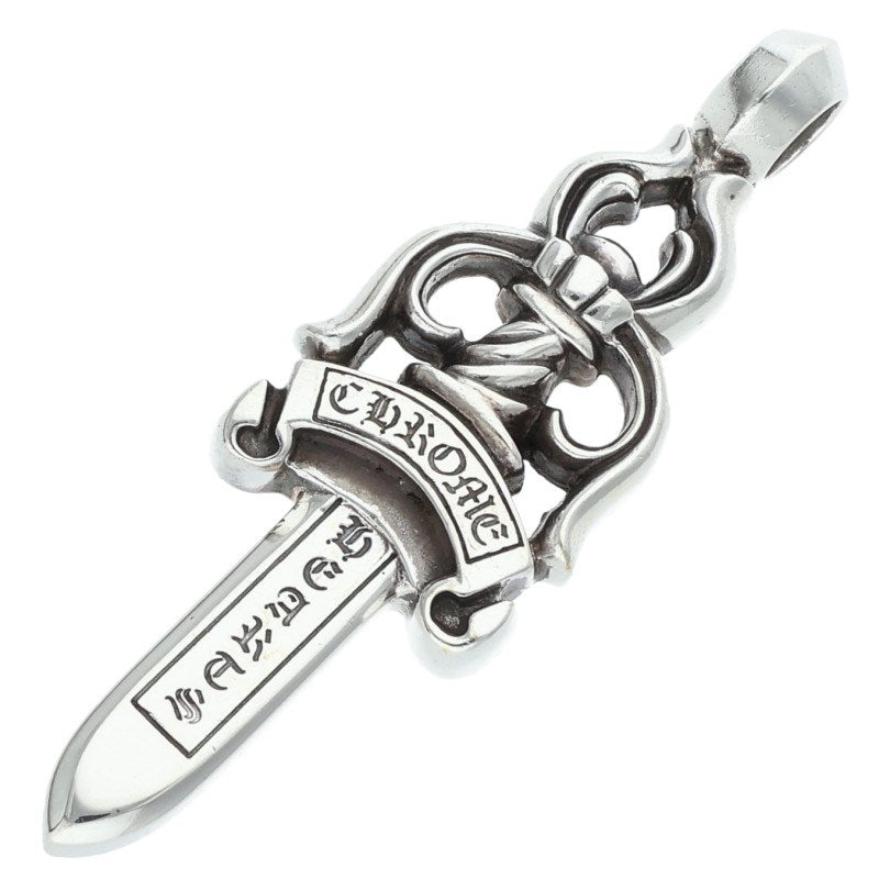 Chrome Hearts Large Dagger Pendant Silver Size ONE SIZE
