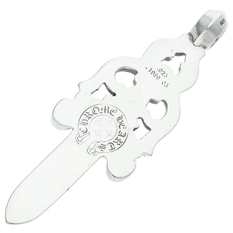 Chrome Hearts Large Dagger Pendant Silver Size ONE SIZE