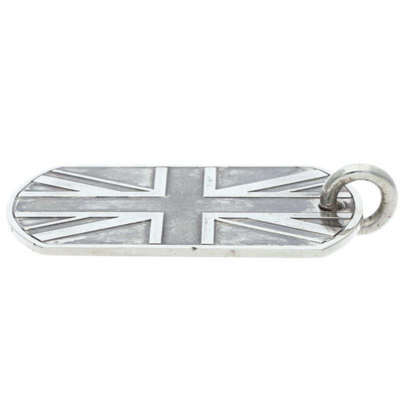Chrome Hearts Large Dog Tag Silver Necklace Size ONE SIZE