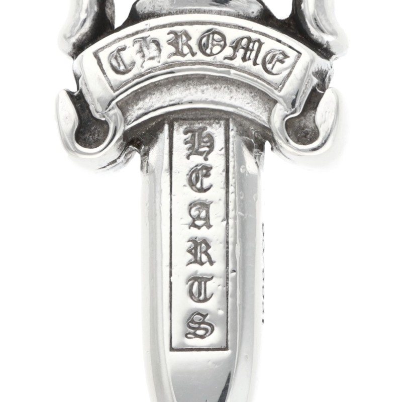 Chrome Hearts Double Dagger Silver Necklace