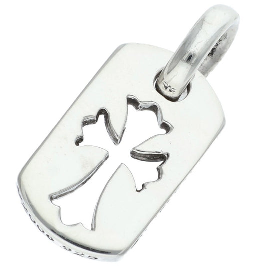 Chrome Hearts 925 Tiny Cutout Cross Dog Tag Size ONE SIZE