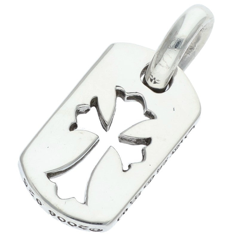 Chrome Hearts 925 Tiny Cutout Cross Dog Tag Size ONE SIZE