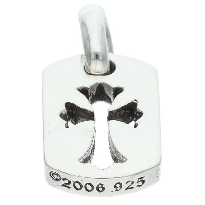 Chrome Hearts 925 Tiny Cutout Cross Dog Tag Size ONE SIZE