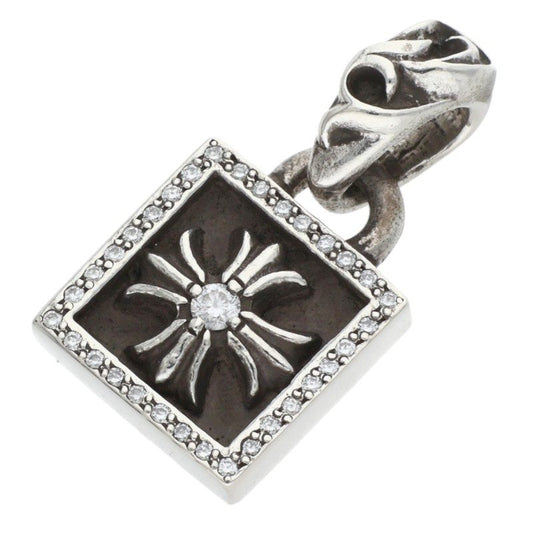Chrome Hearts 925 Framed CH Plus Pave Diamond Size ONE Multi