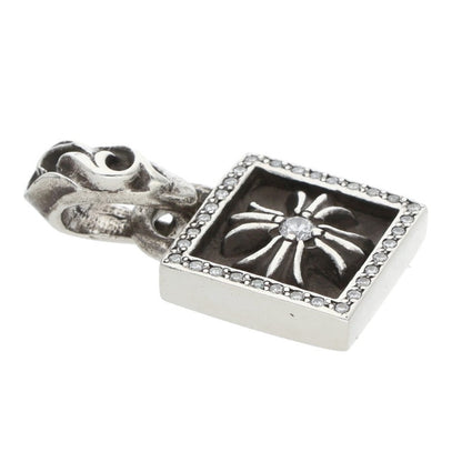 Chrome Hearts 925 Framed CH Plus Pave Diamond Size ONE Multi