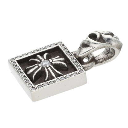 Chrome Hearts 925 Framed CH Plus Pave Diamond Size ONE Multi