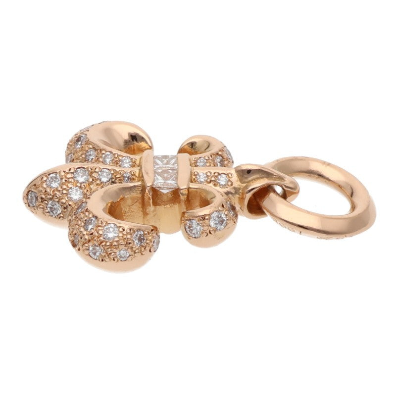 Chrome Hearts 22K BS Fleur Pave Diamond Charm Size ONE SIZE