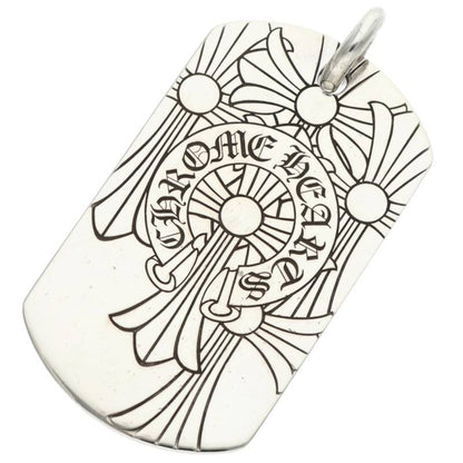 Chrome Hearts 925 God Bless Large Dog Tag Size ONE SIZE