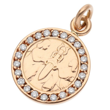 Chrome Hearts 22K Angel Medal Pave Diamond Size ONE SIZE