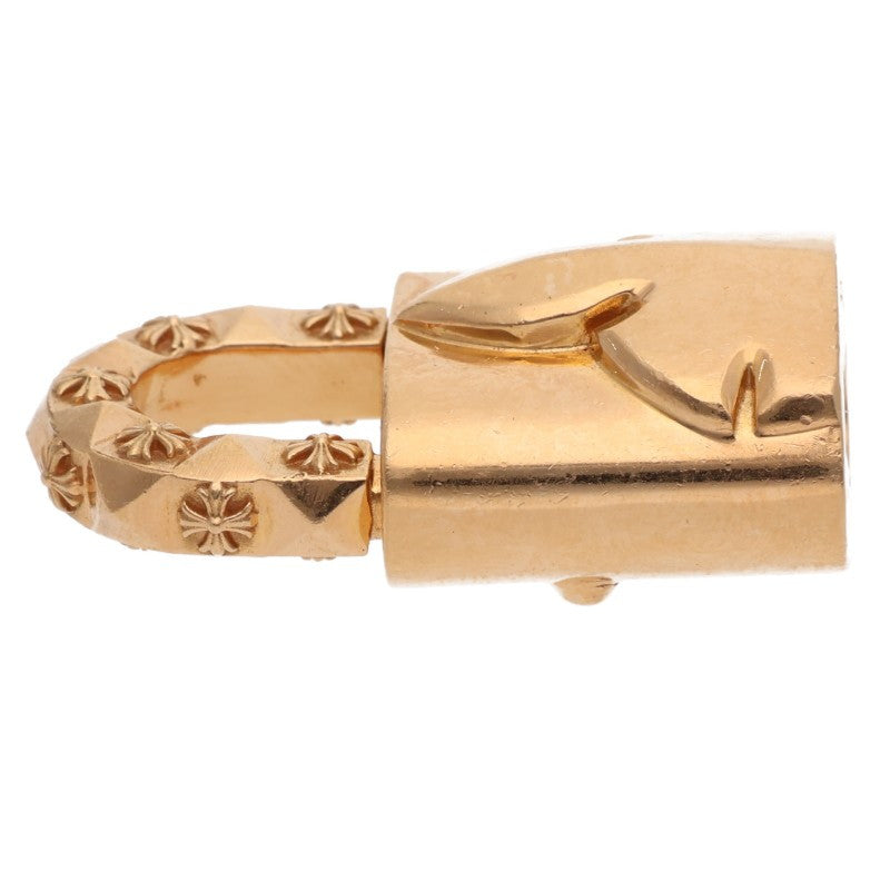 Chrome Hearts 22K Padlock Fleurknee Charm