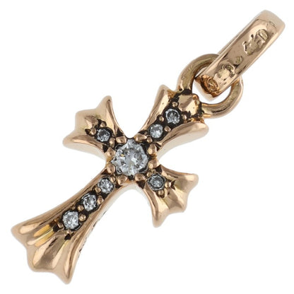 Chrome Hearts 22K Baby Fat Pave Diamond Cross Size ONE SIZE