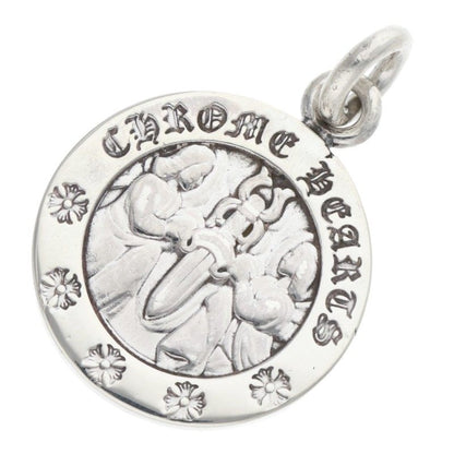 Chrome Hearts 925 Angel Medal Charm V2 Silver Size ONE SIZE