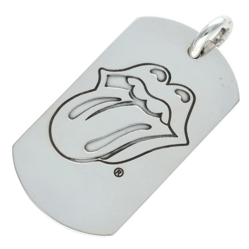 Chrome Hearts 925 Large Lip & Tongue Dog Tag Size ONE Silver
