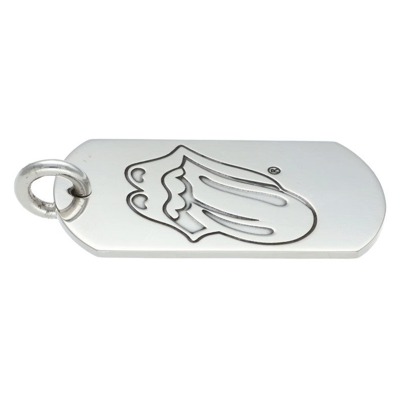 Chrome Hearts 925 Large Lip & Tongue Dog Tag Size ONE Silver